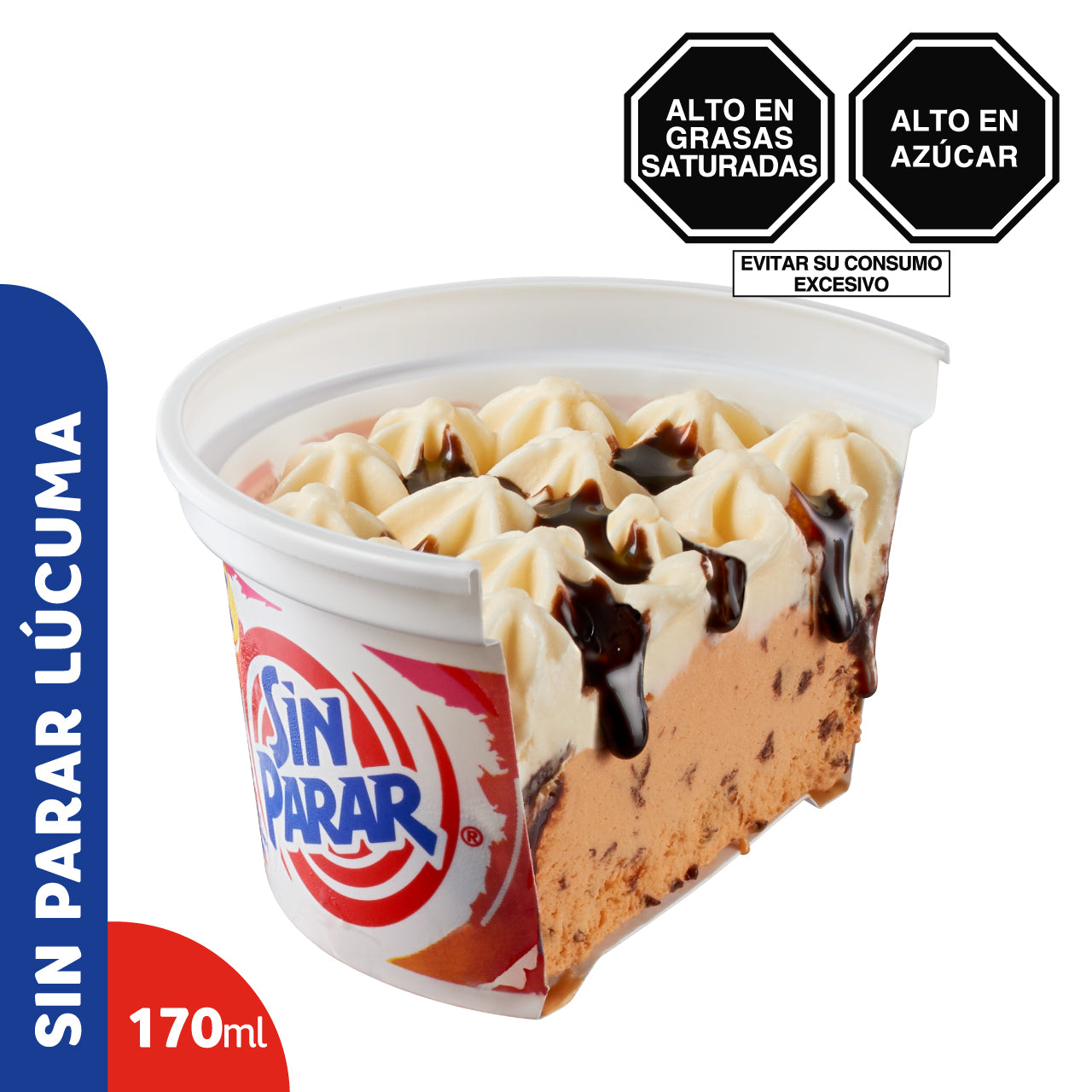 Helado Sin Parar Lúcuma 170 ml.