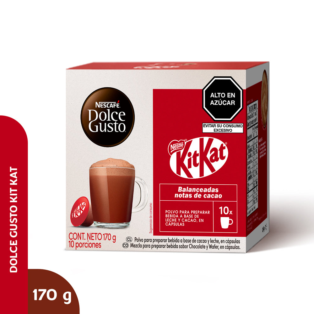Nescafé® Dolce Gusto® Chococcino Kit Kat Caja de 10 cápsulas