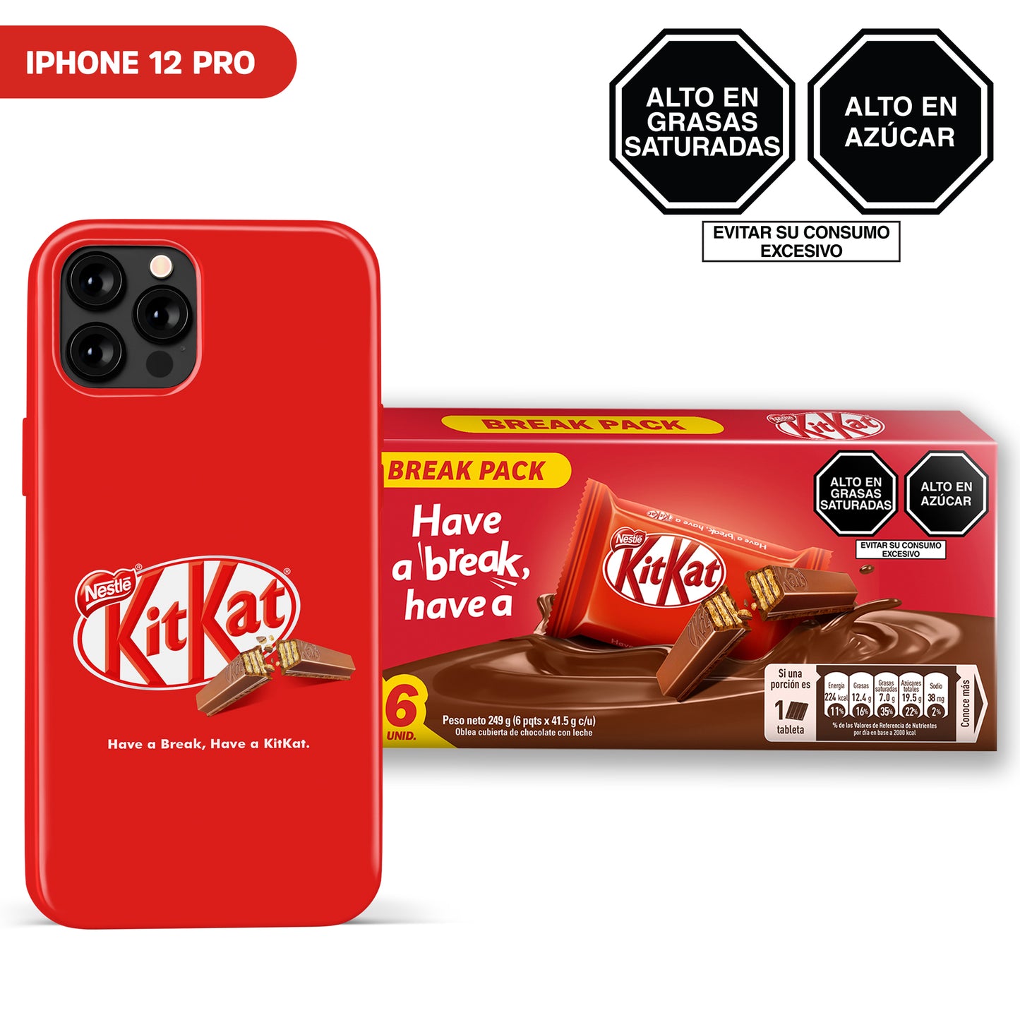 Pack KitKat + Case 3