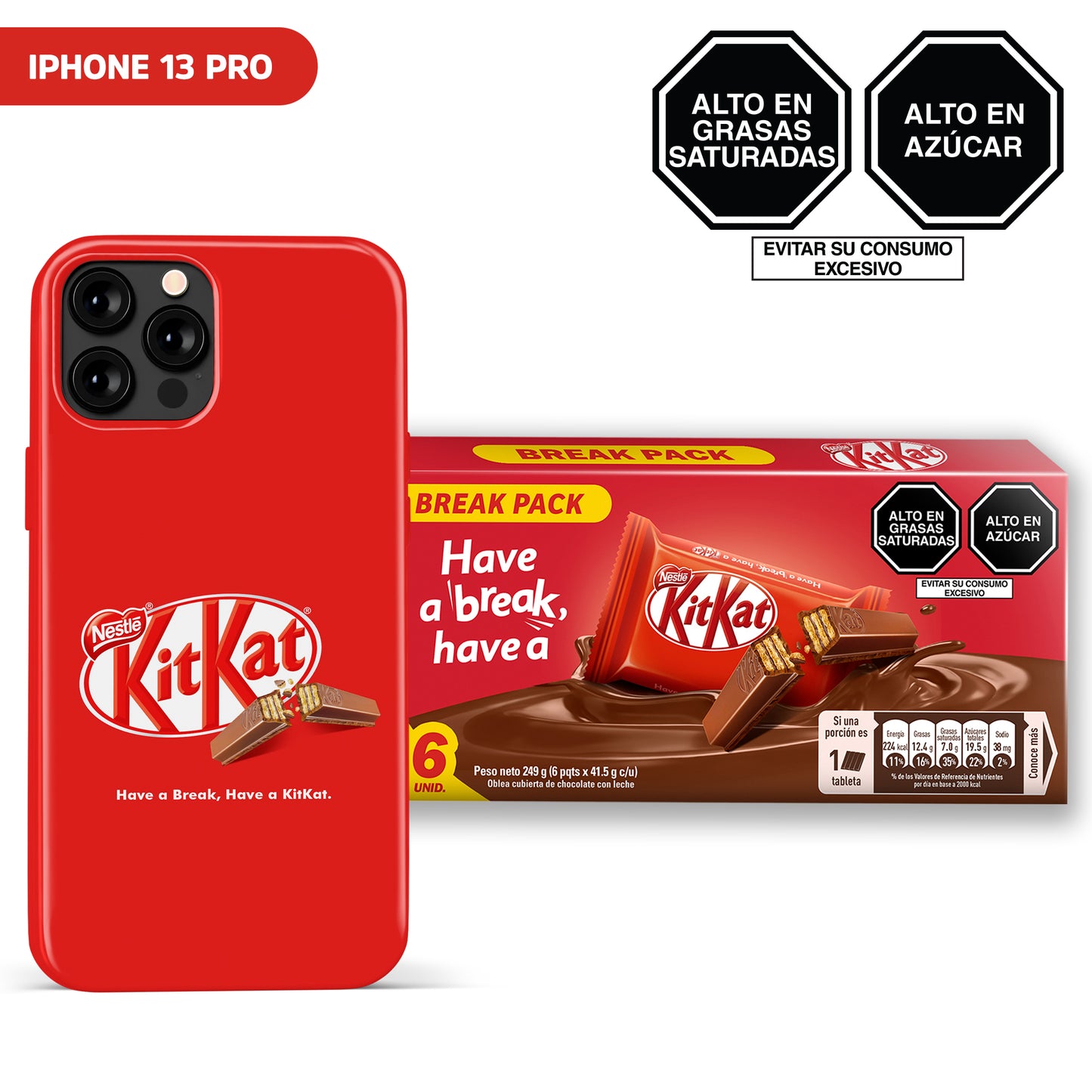 Pack KitKat + Case 3