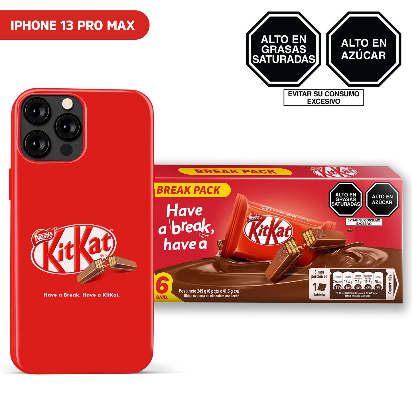 Pack KitKat + Case 3
