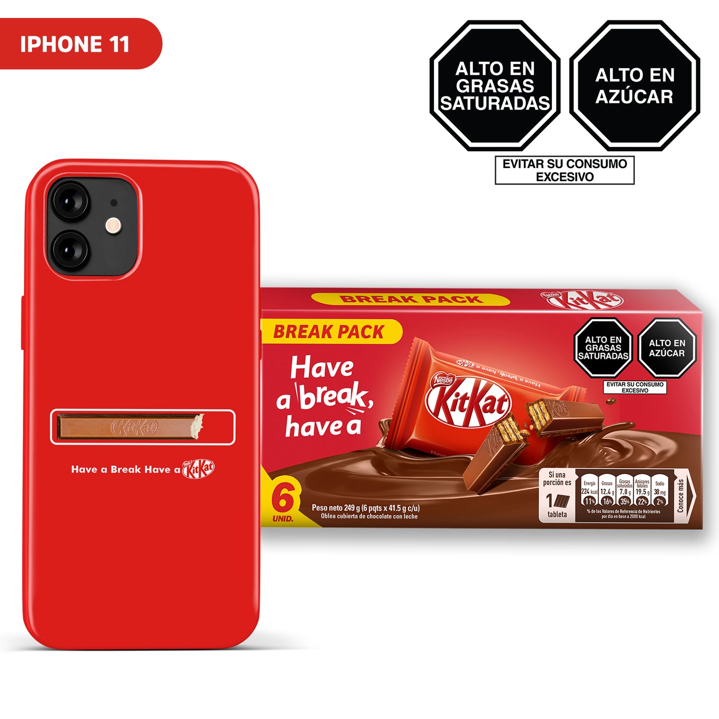 Pack KitKat + Case 1