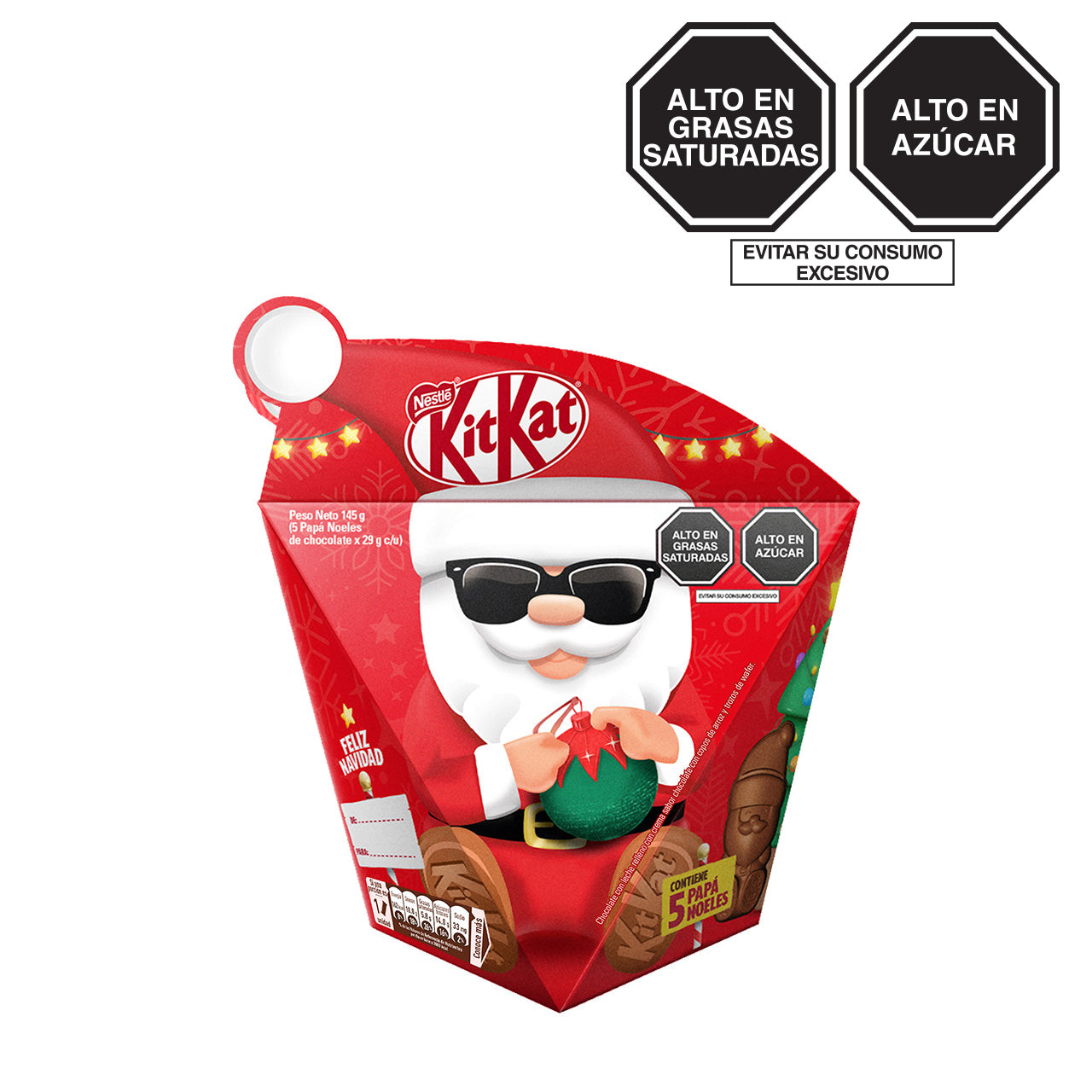 Chocolate KitKat Papá Noel Doypack 145gr