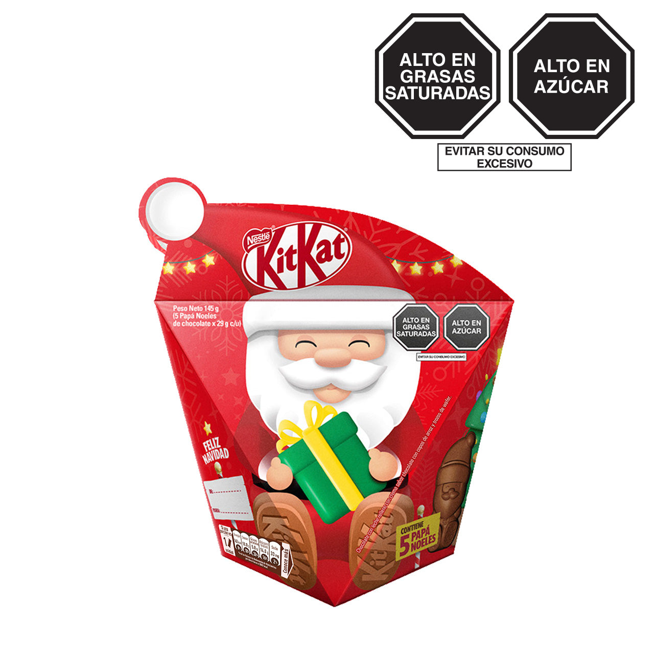 Chocolate KitKat Papá Noel Doypack 145gr