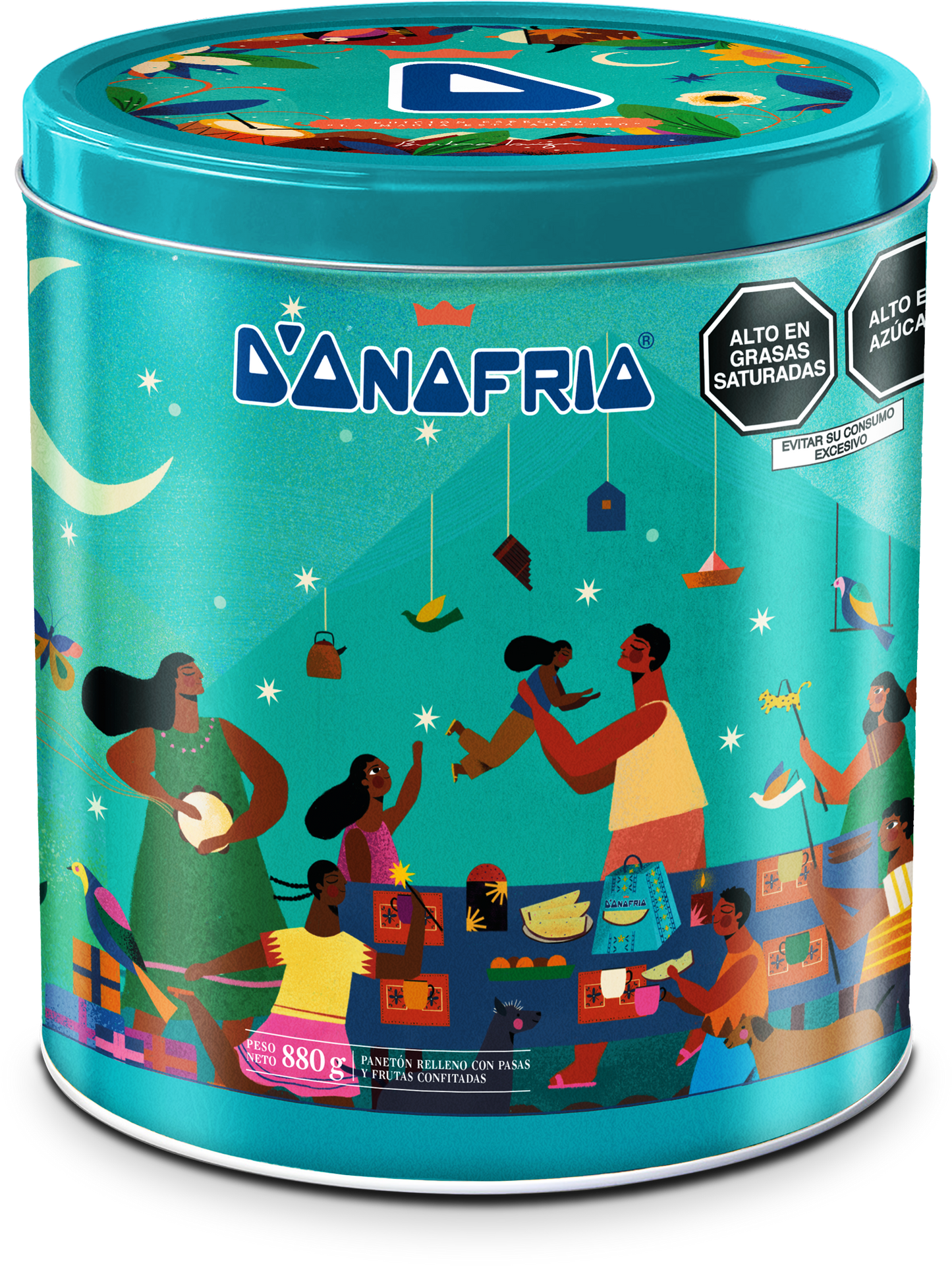 Panetón D'Onofrio Lata 880 gr.