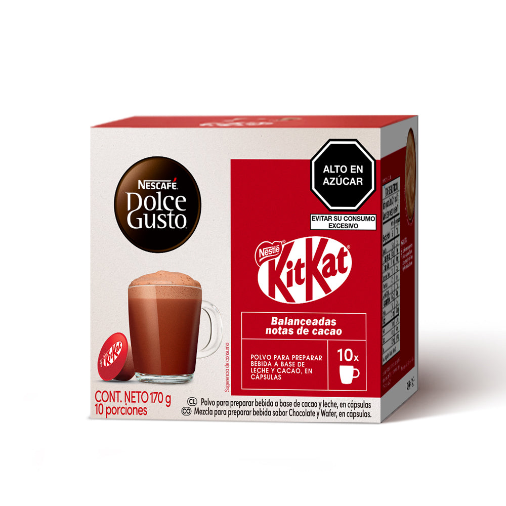 Nescafé® Dolce Gusto® Chococcino Kit Kat Caja de 10 cápsulas