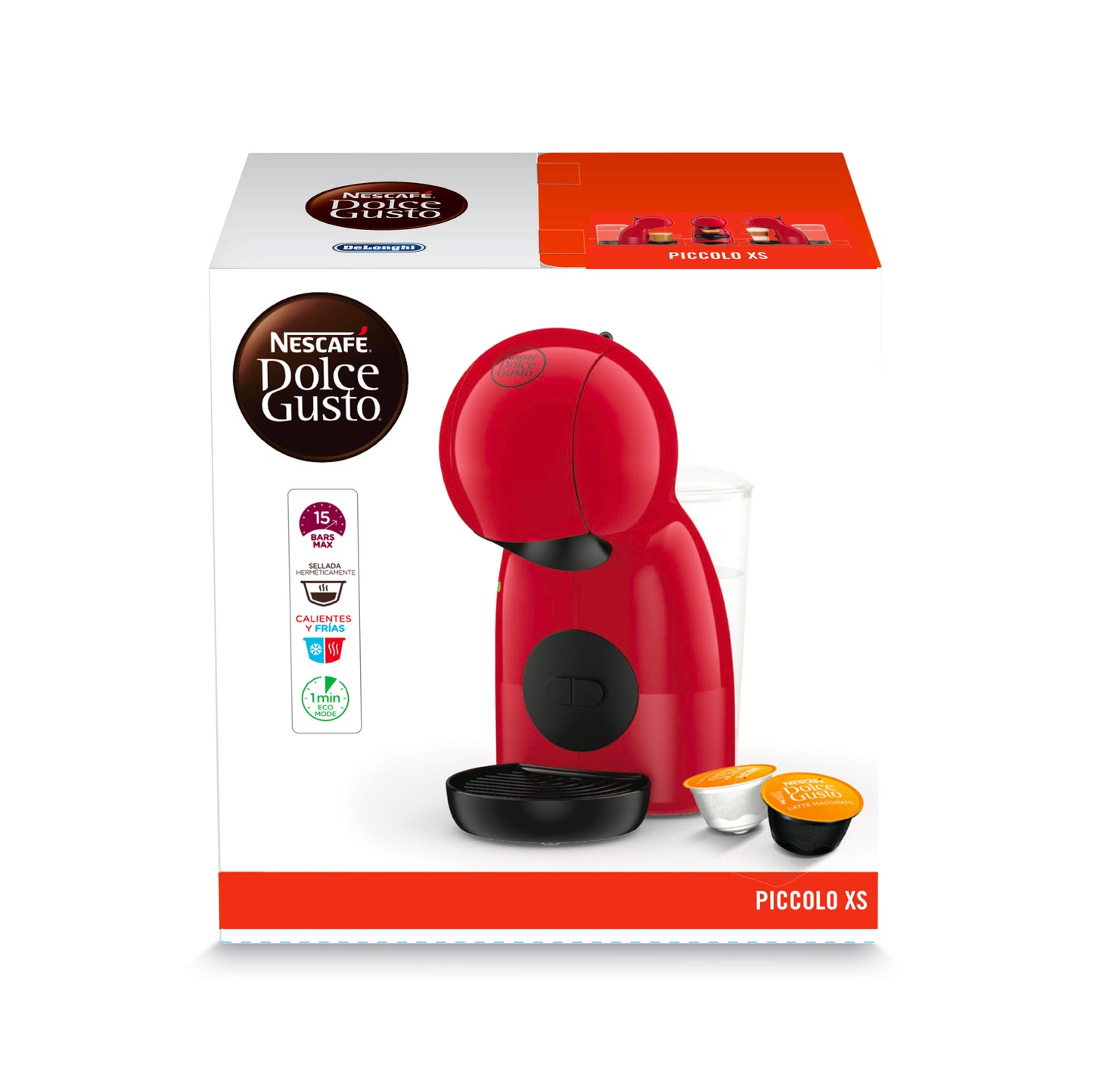 Cafetera Manual Nescafé Dolce Gusto Piccolo XS Roja