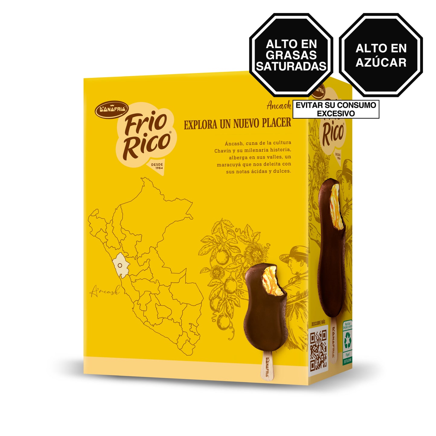 Helado Frio Rico Maracuya Multipack x 5 unidades