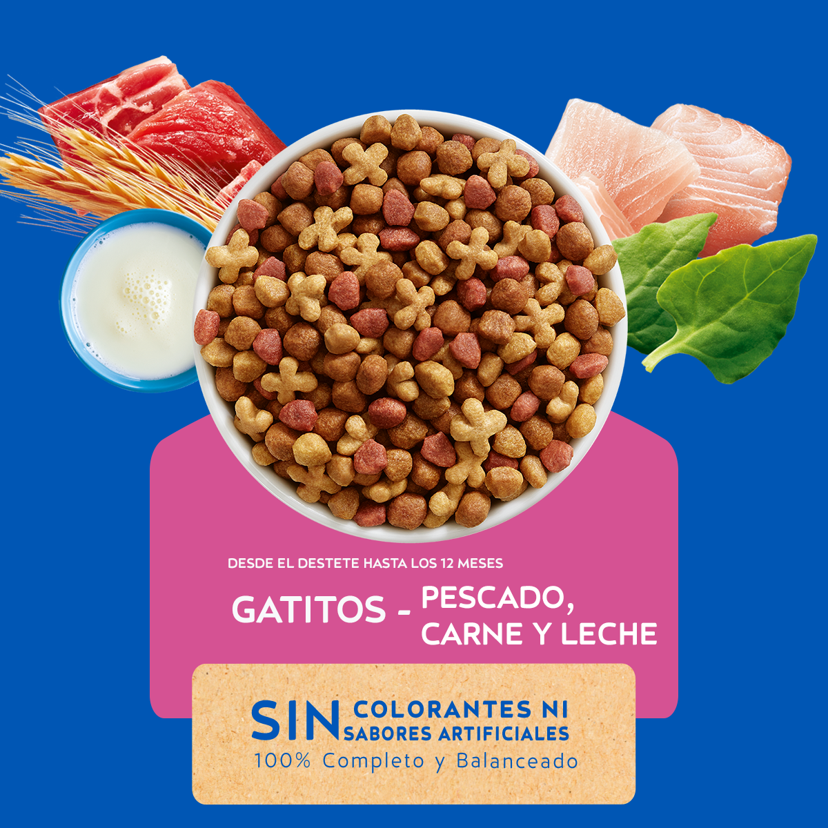 Alimento para Gatos Cat Chow Gatitos en bolsa de 8kg