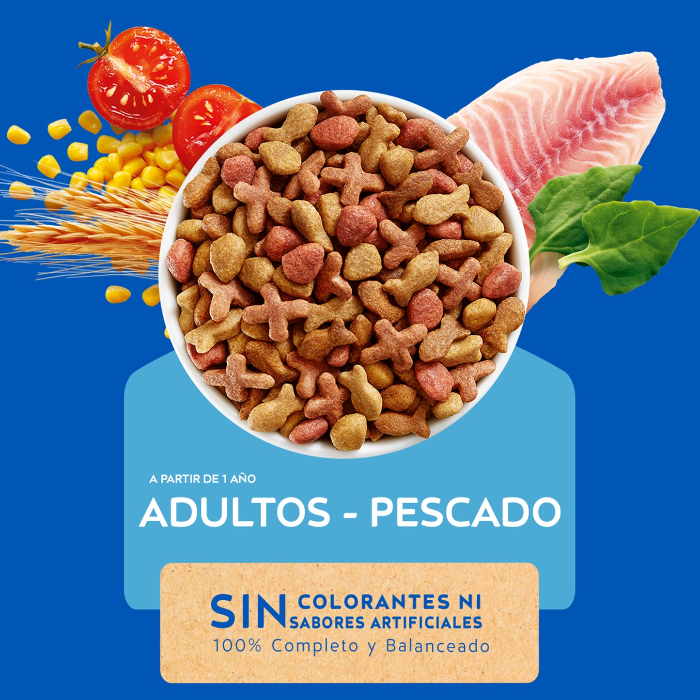 Alimento para Gatos Cat Chow Adulto sabor Pescado  en bolsa de 8kg