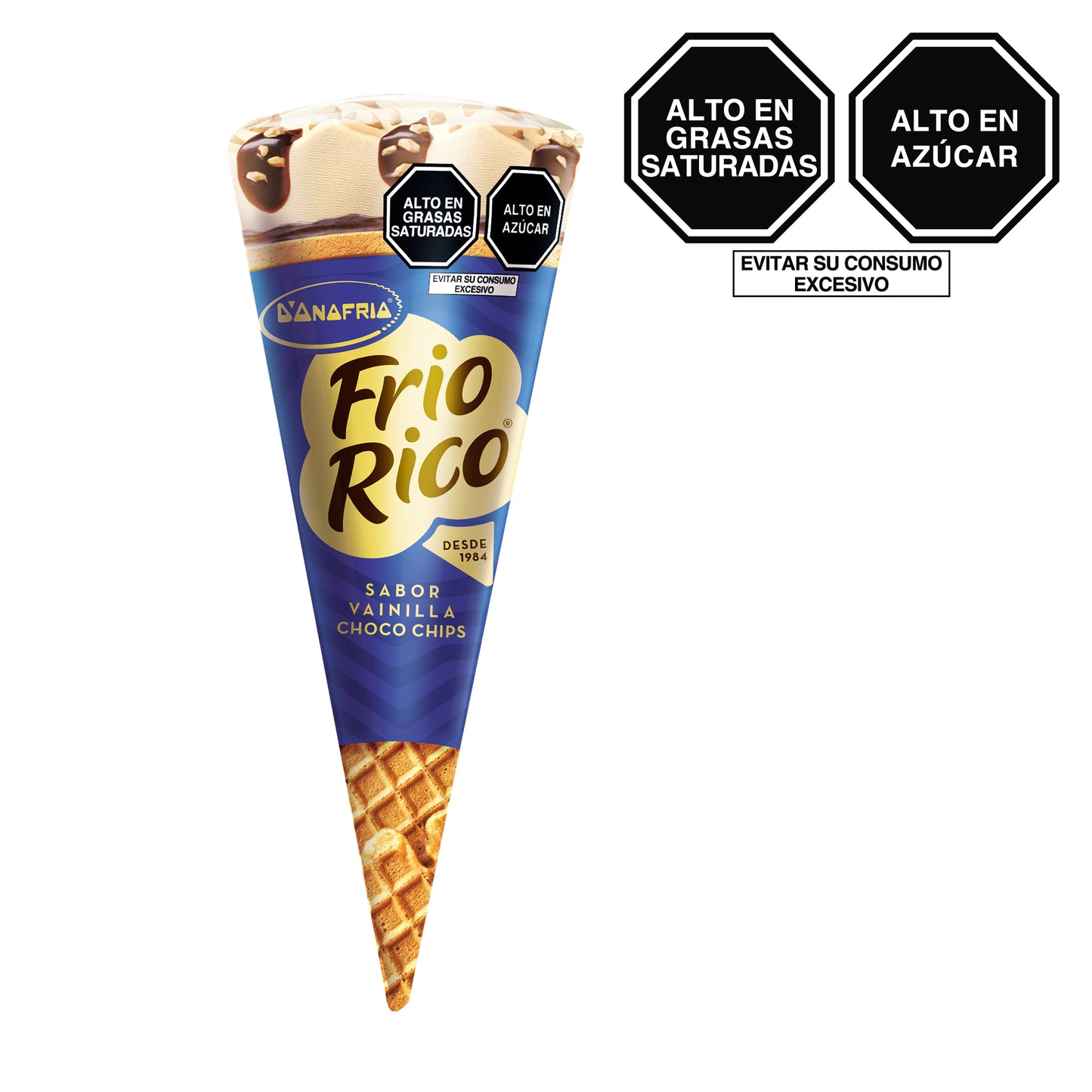 Helado Frio Rico Cono Vainilla 130ml