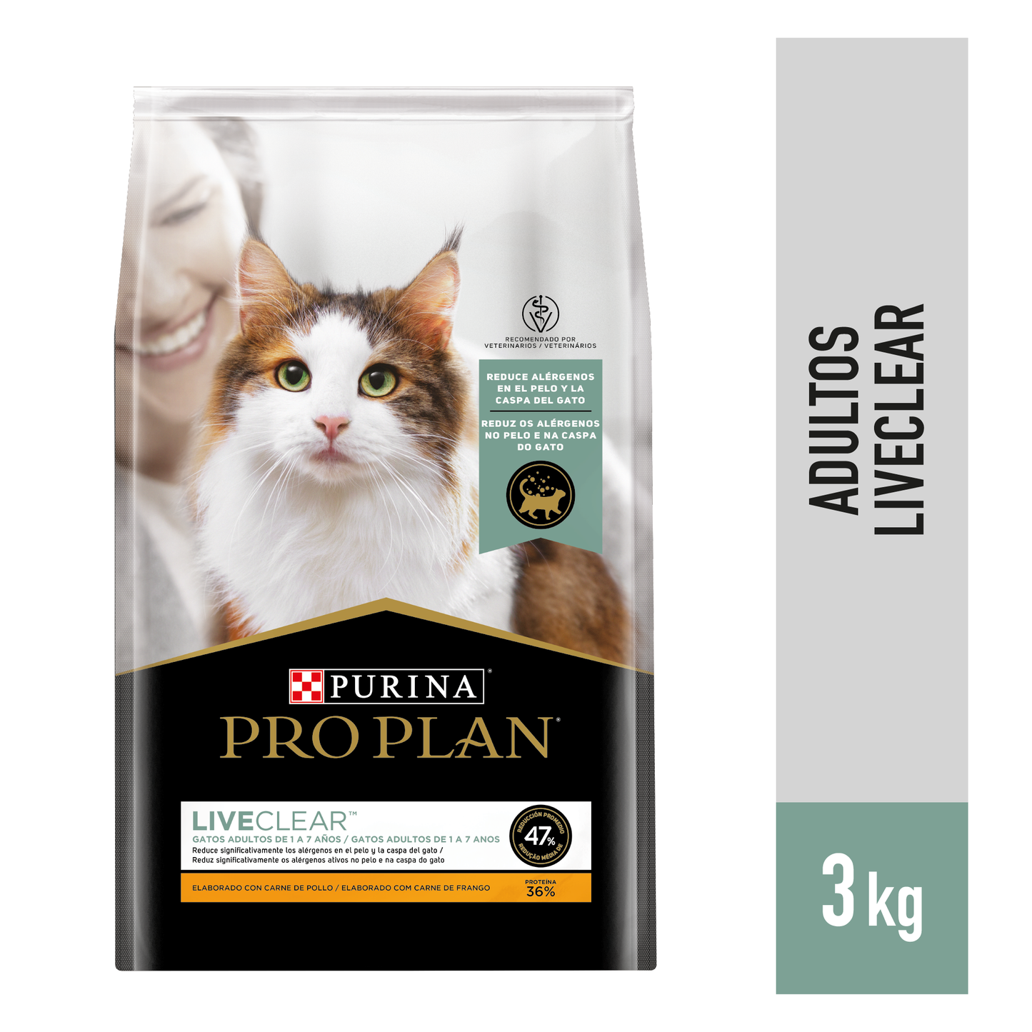 Purina® Pro Plan® LiveClear Alimento Reductor de Alérgenos 3kg