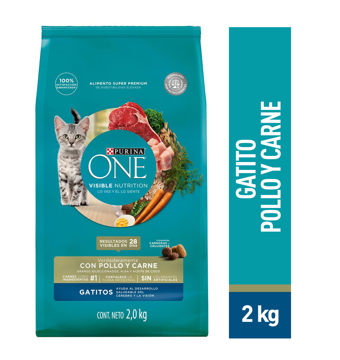 Alimento para gato Purina One Gatito de 2 kg