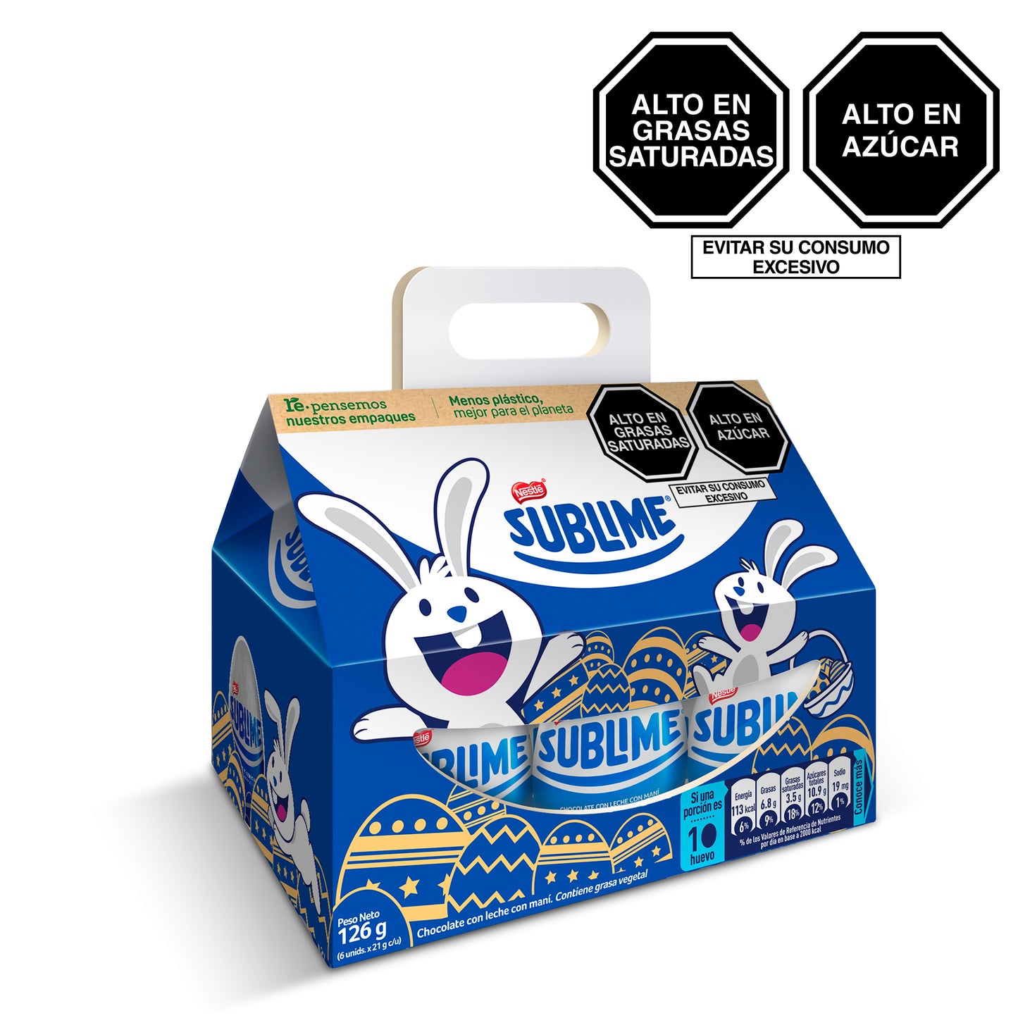 NESTLE SUBLIME HuevoPascua 20(6x21g)