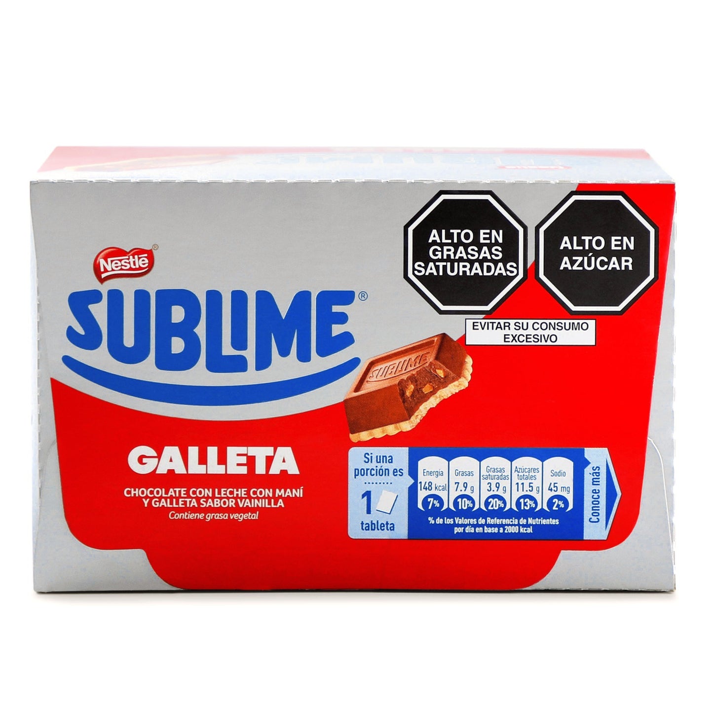 Sublime Chocolate Galleta 24 uni x 28 gr. c/u