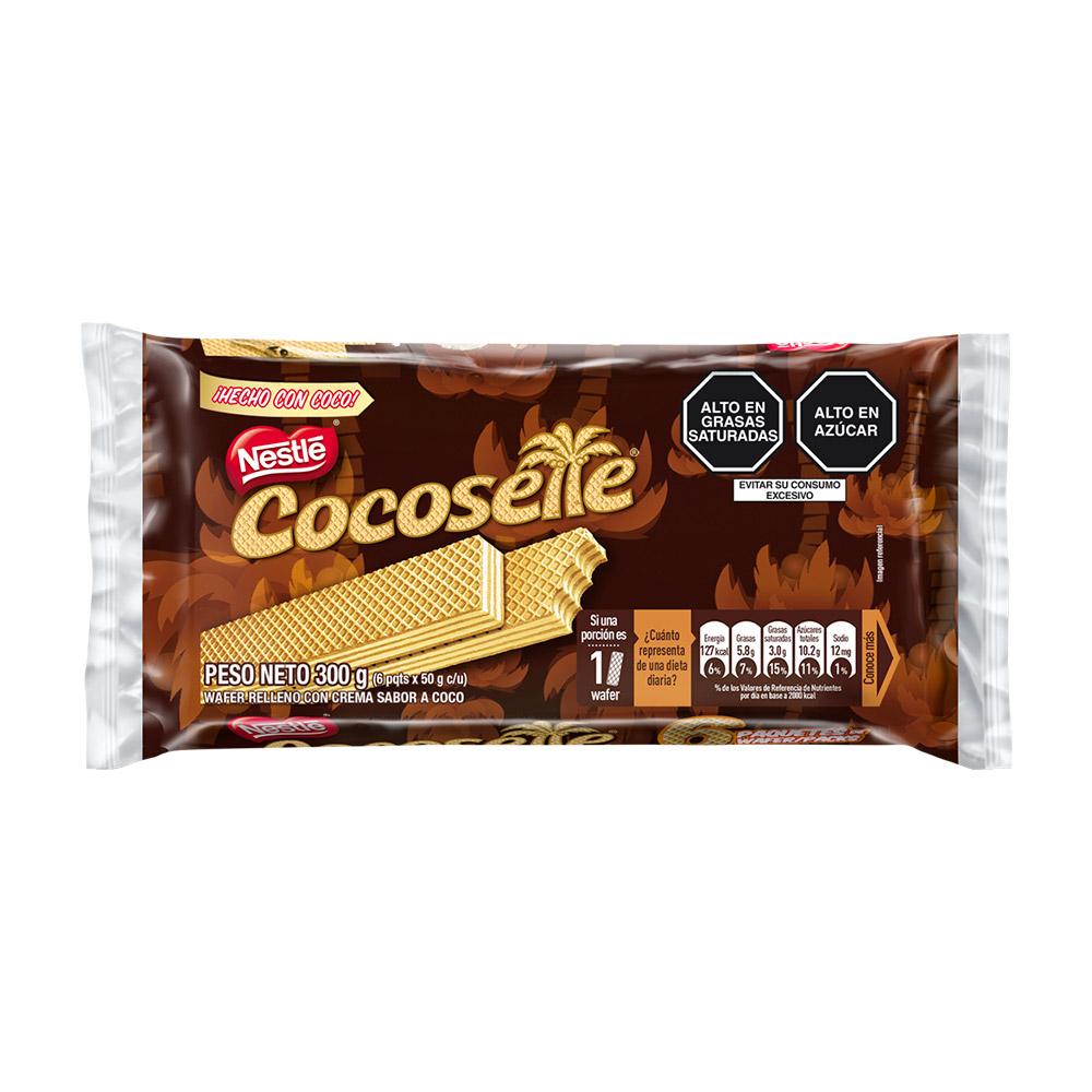 Wafer Cocosette Sixpack de 50 gr c/u
