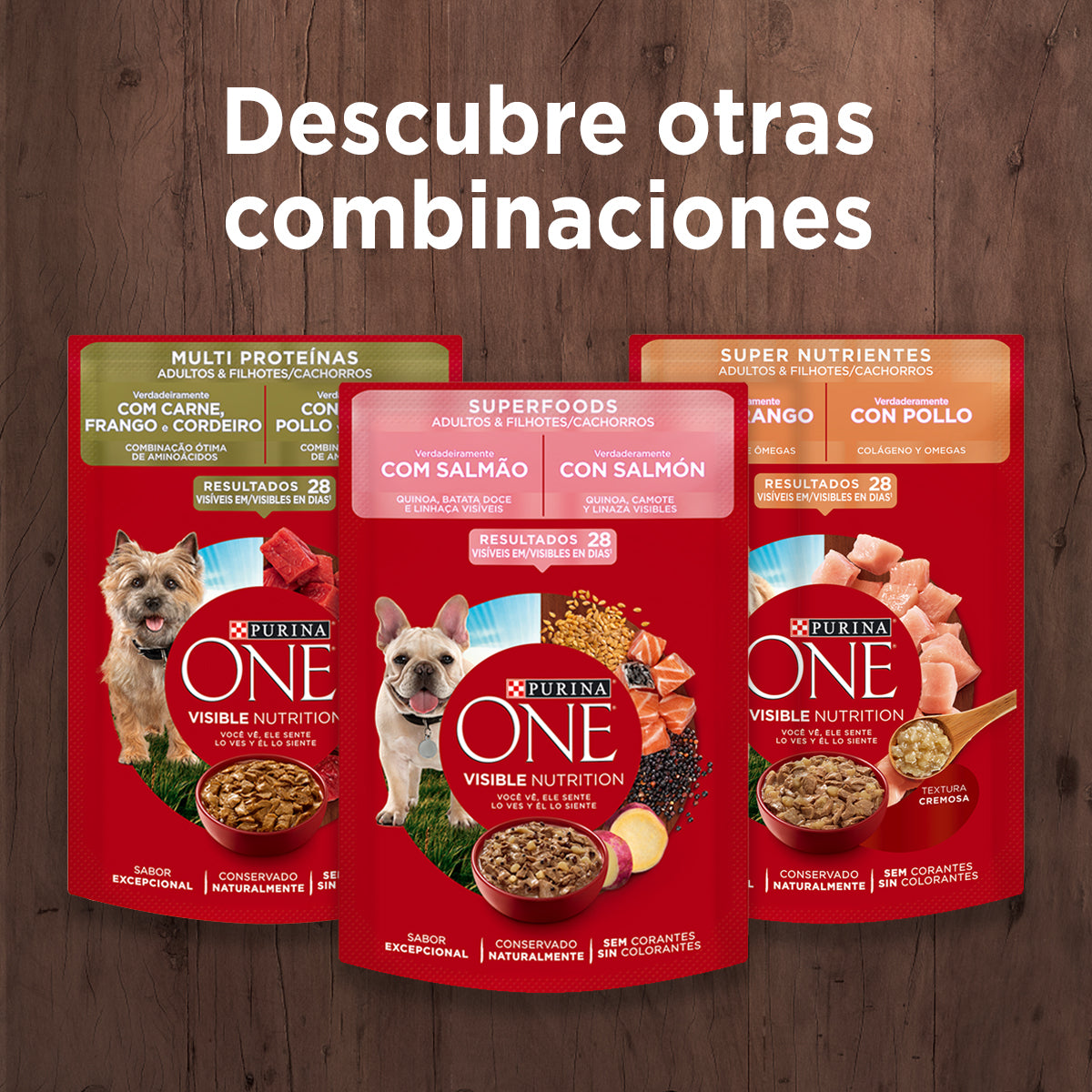 Alimento húmedo para perros Purina One Adulto y Cachorro sabor pollo de 85gr