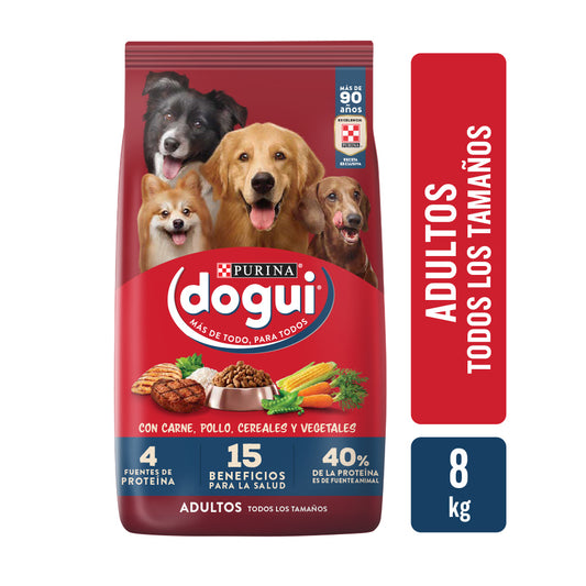 Alimento seco para perros Dogui Adultos 8kg
