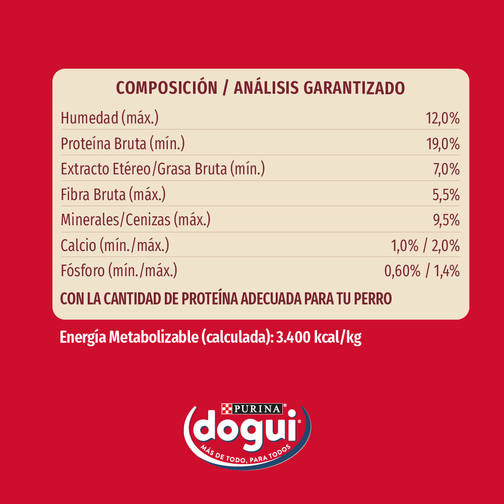 Alimento seco para perros Dogui Adultos 8kg