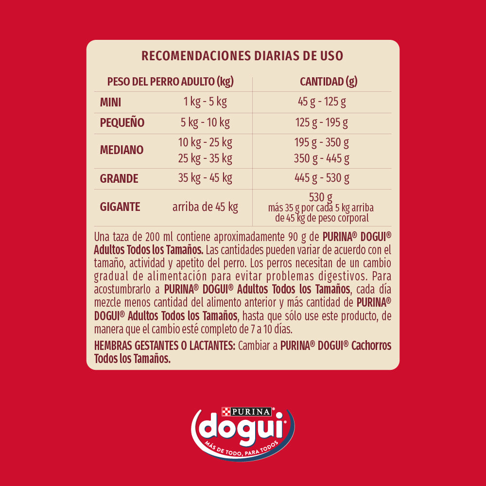 Alimento seco para perros Dogui Adultos 8kg