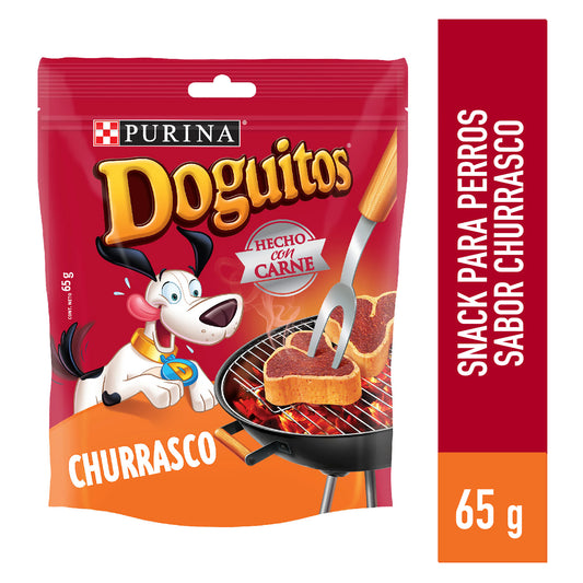 Snack para perro Doguitos sabor Churrasco de 65gr