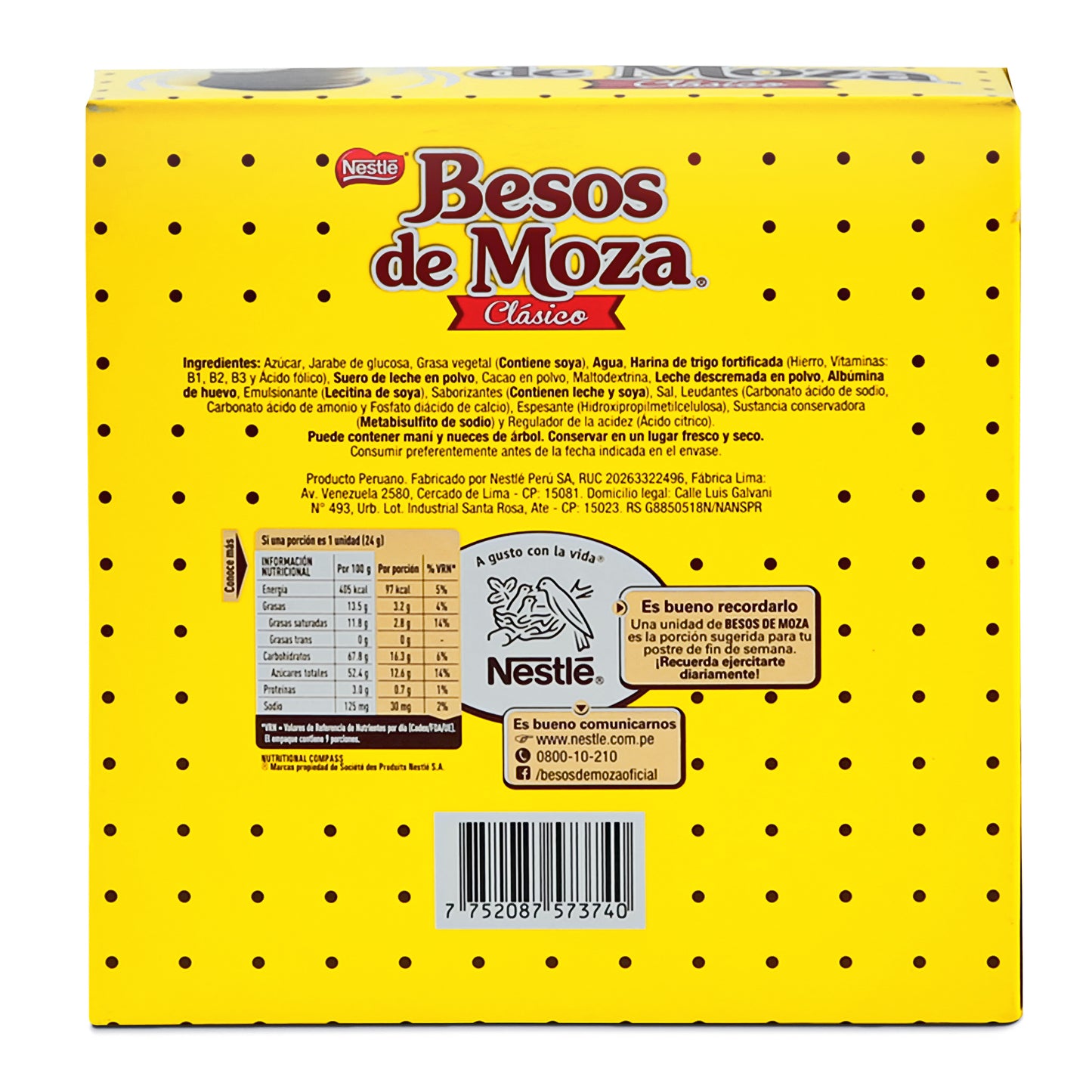 Besos de Moza 9und de 24g c/u