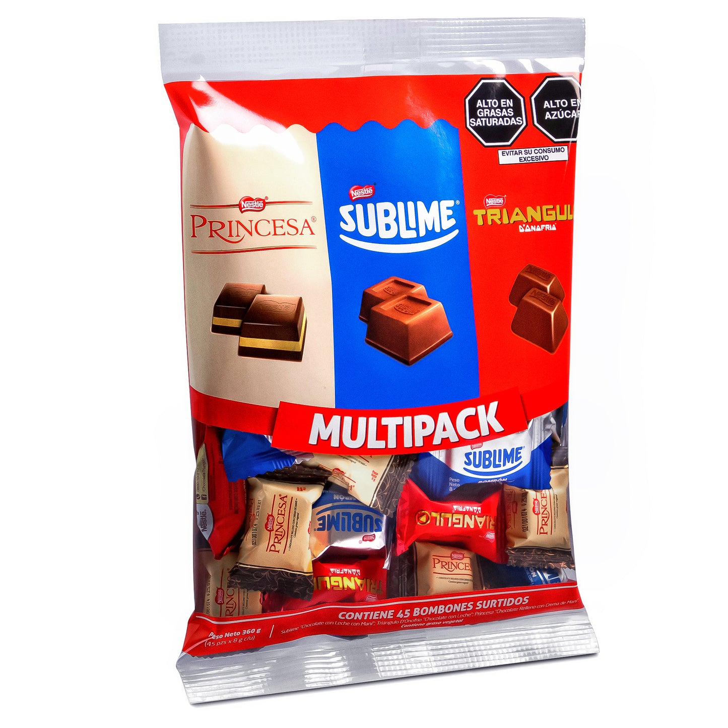 Multipack Nestlé 45 bombones de 8g c/u