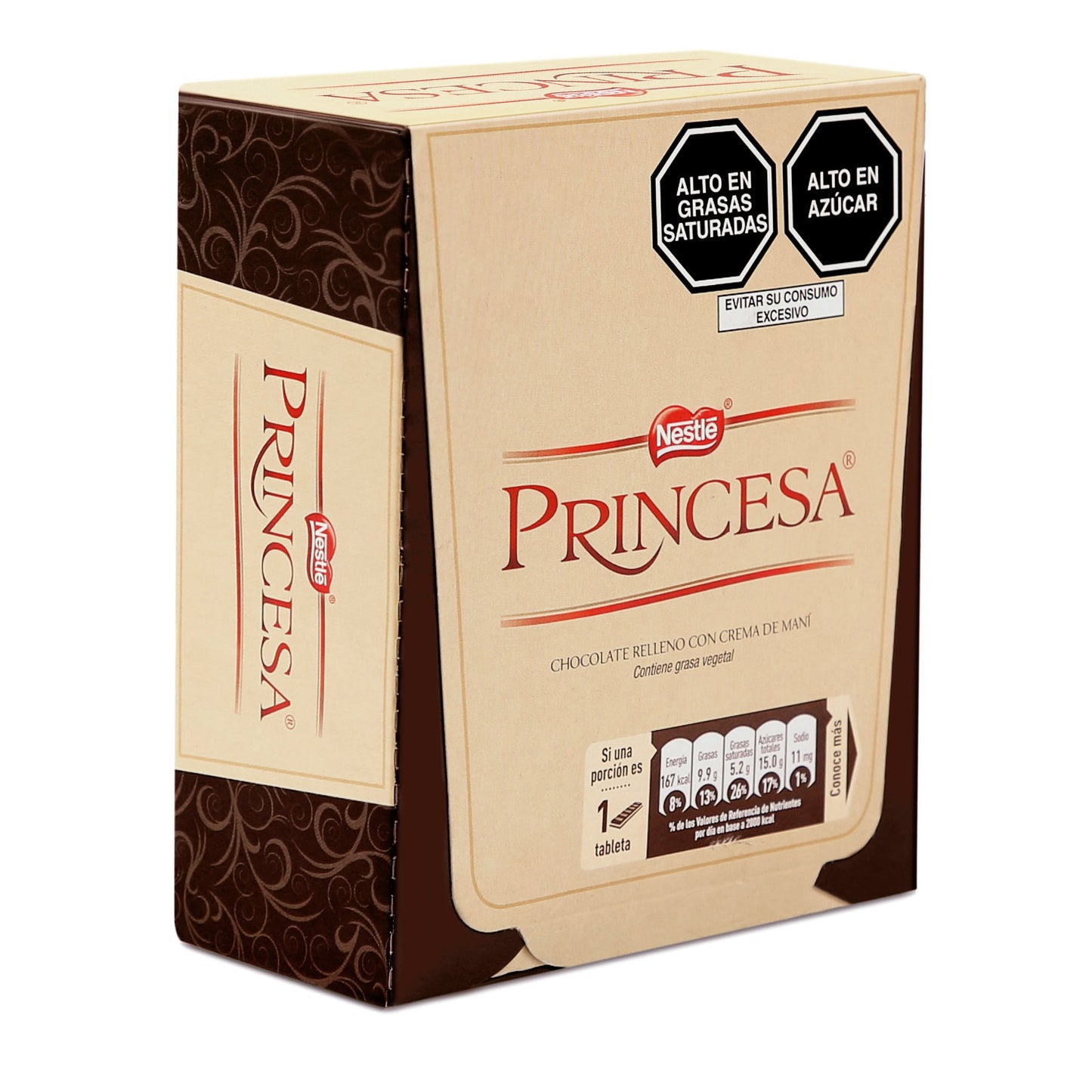 Princesa Barra Display 20 uni x 30 gr. c/u