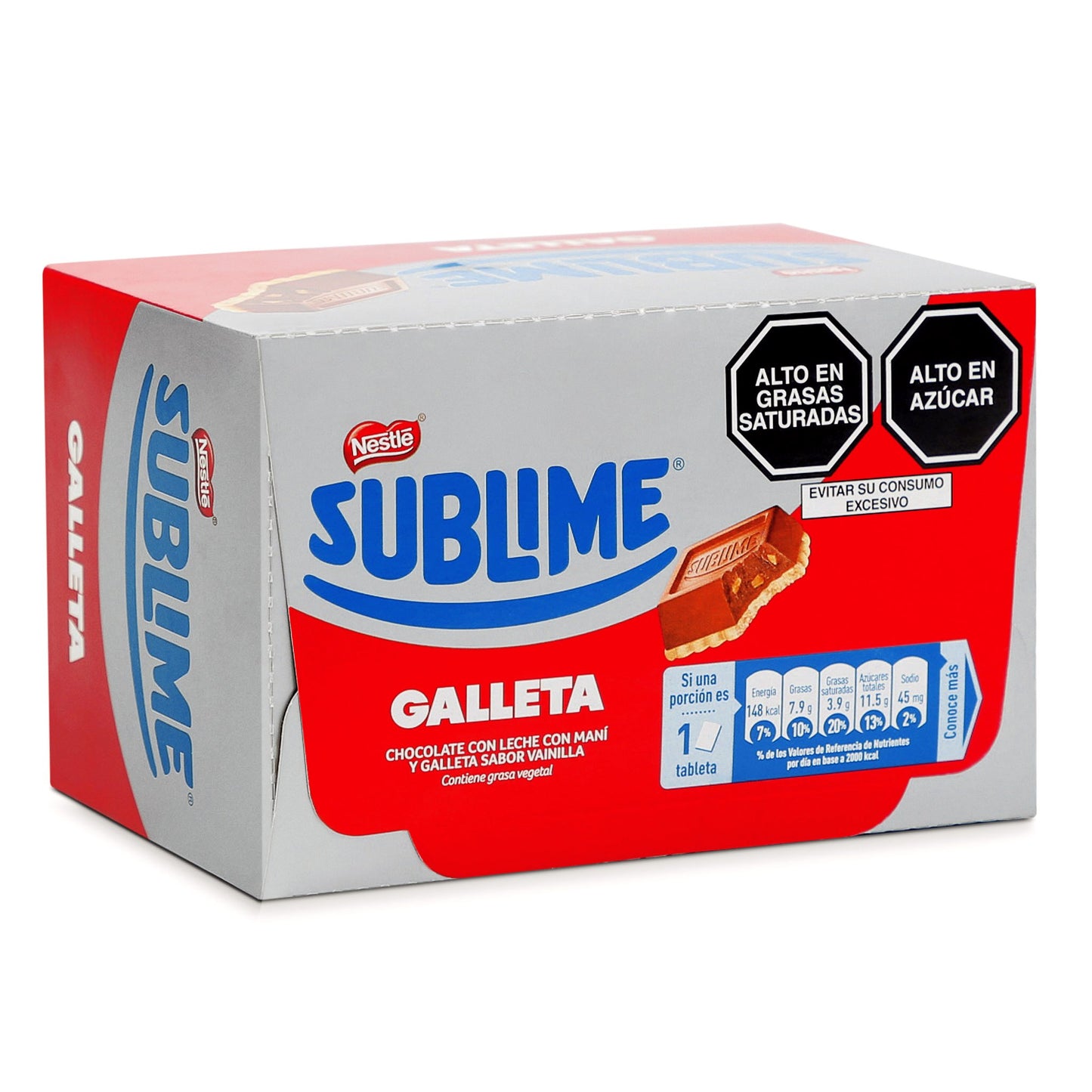 Sublime Chocolate Galleta 24 uni x 28 gr. c/u