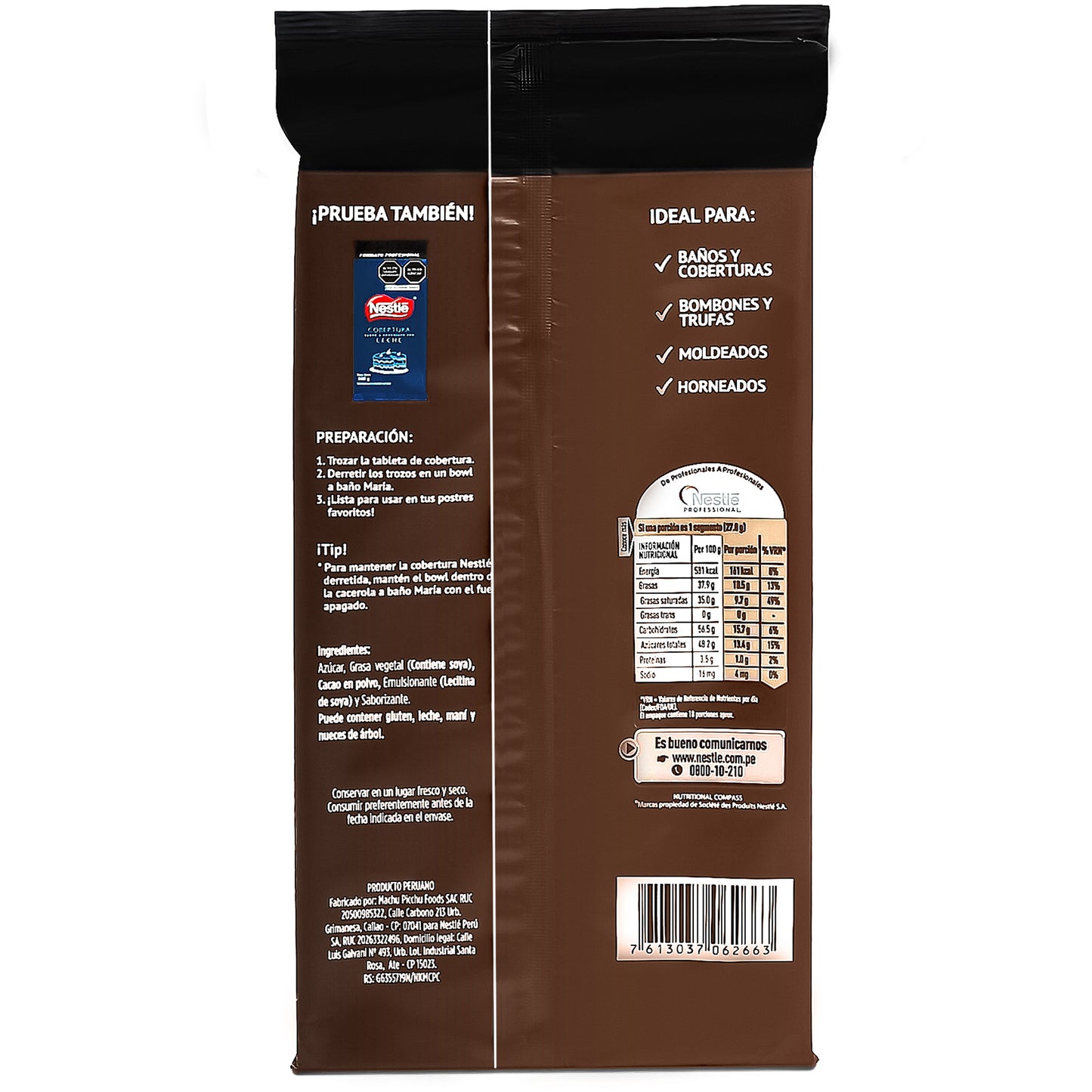 Cobertura Bitter Nestlé 500 gr.