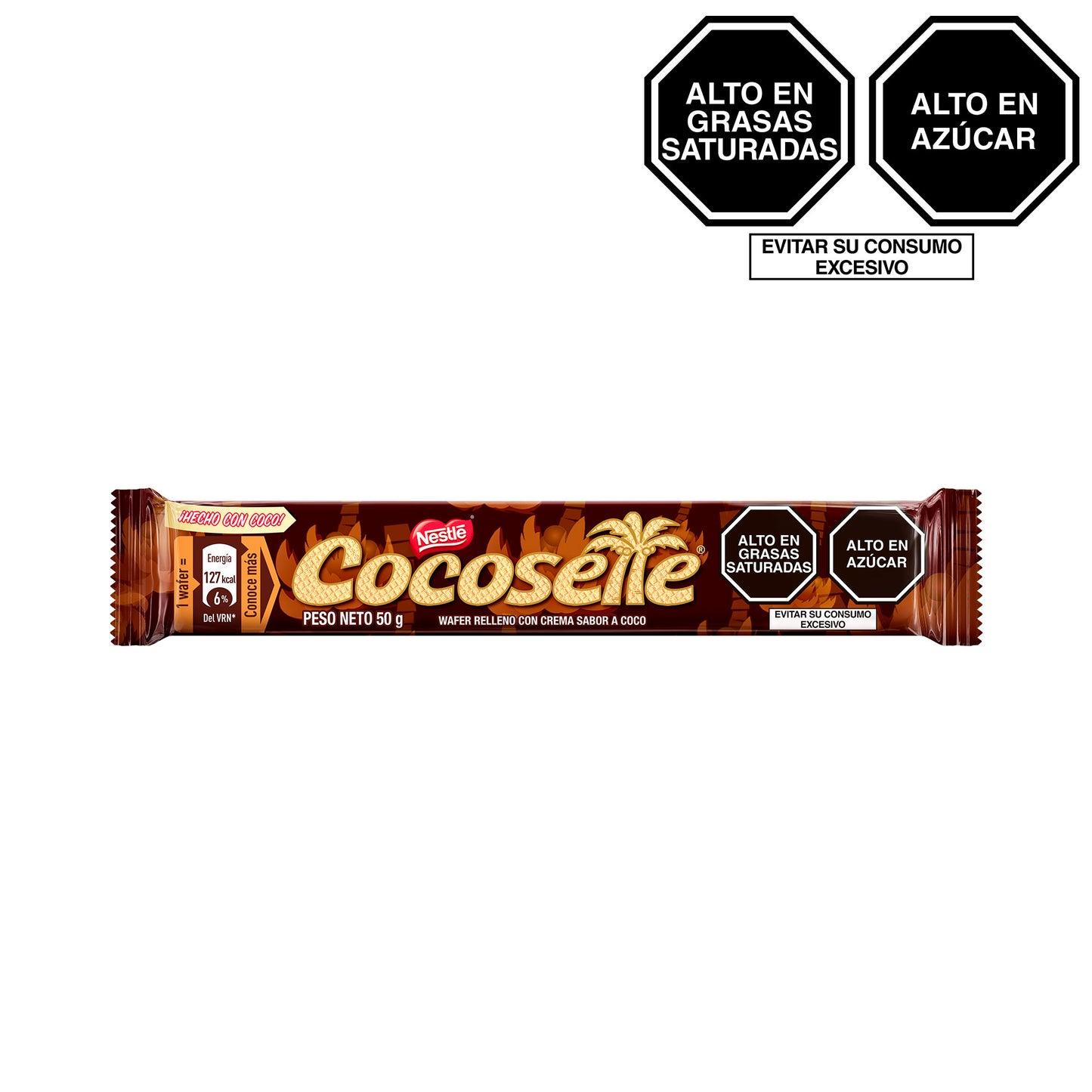 Wafer Cocosette Sixpack de 50 gr c/u