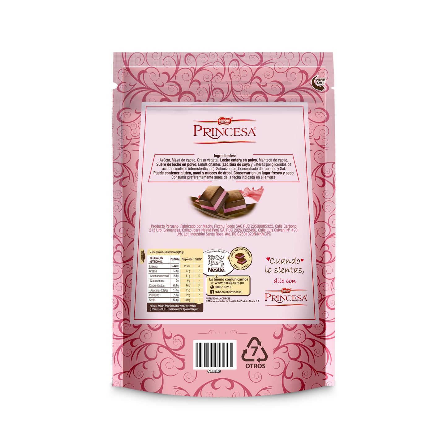 Princesa Fresa Doypack 136 gr.