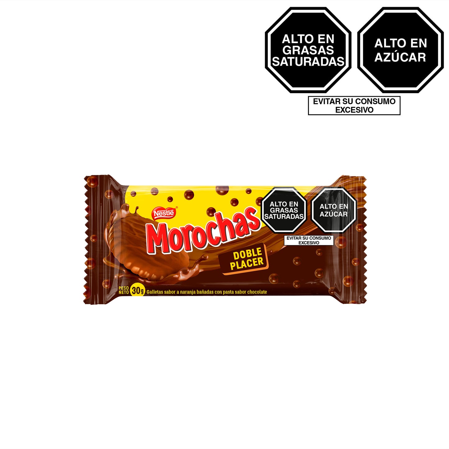 Galletas Morochas Doble Placer 6 pack de 34.4 gr. c/u