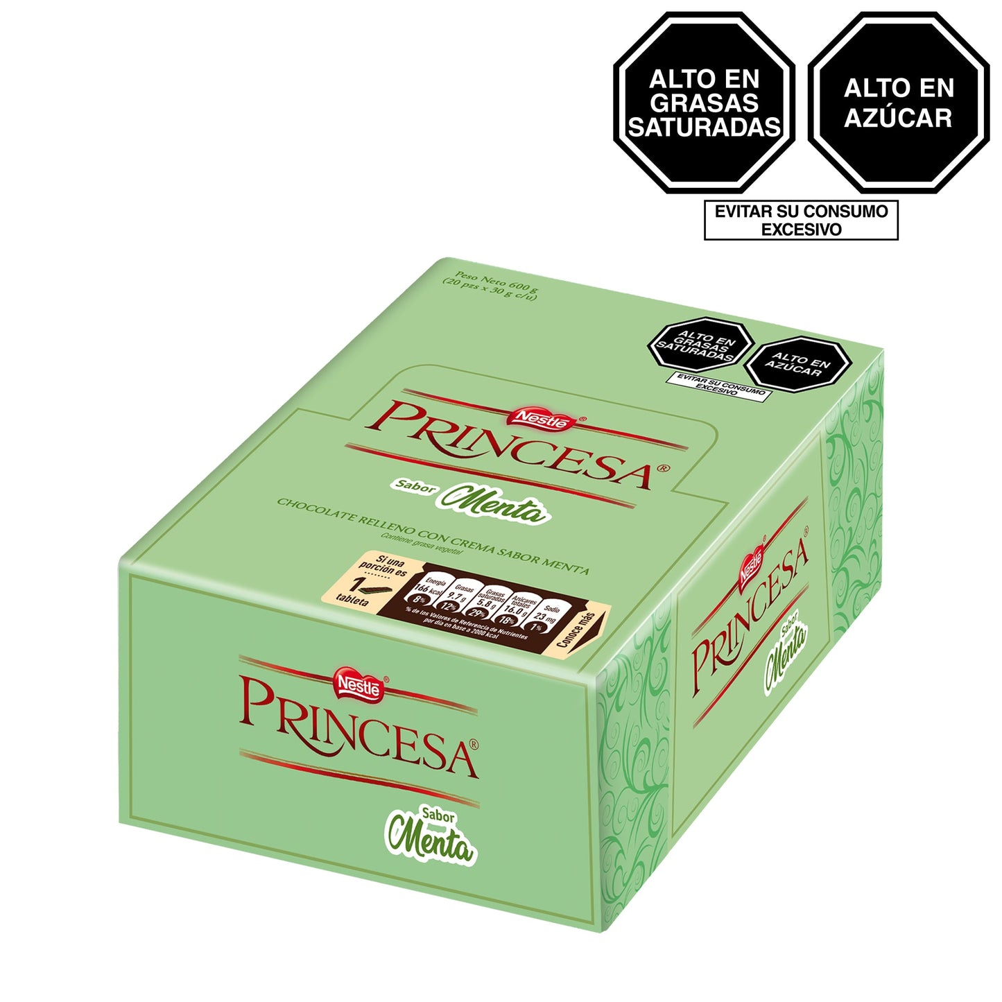 Princesa Menta Display 20 uni x 30 gr. c/u