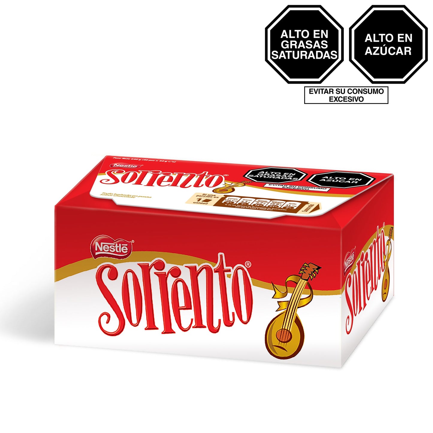 Caja de Chocolate Sorrento 20 uni x 32 gr. c/u
