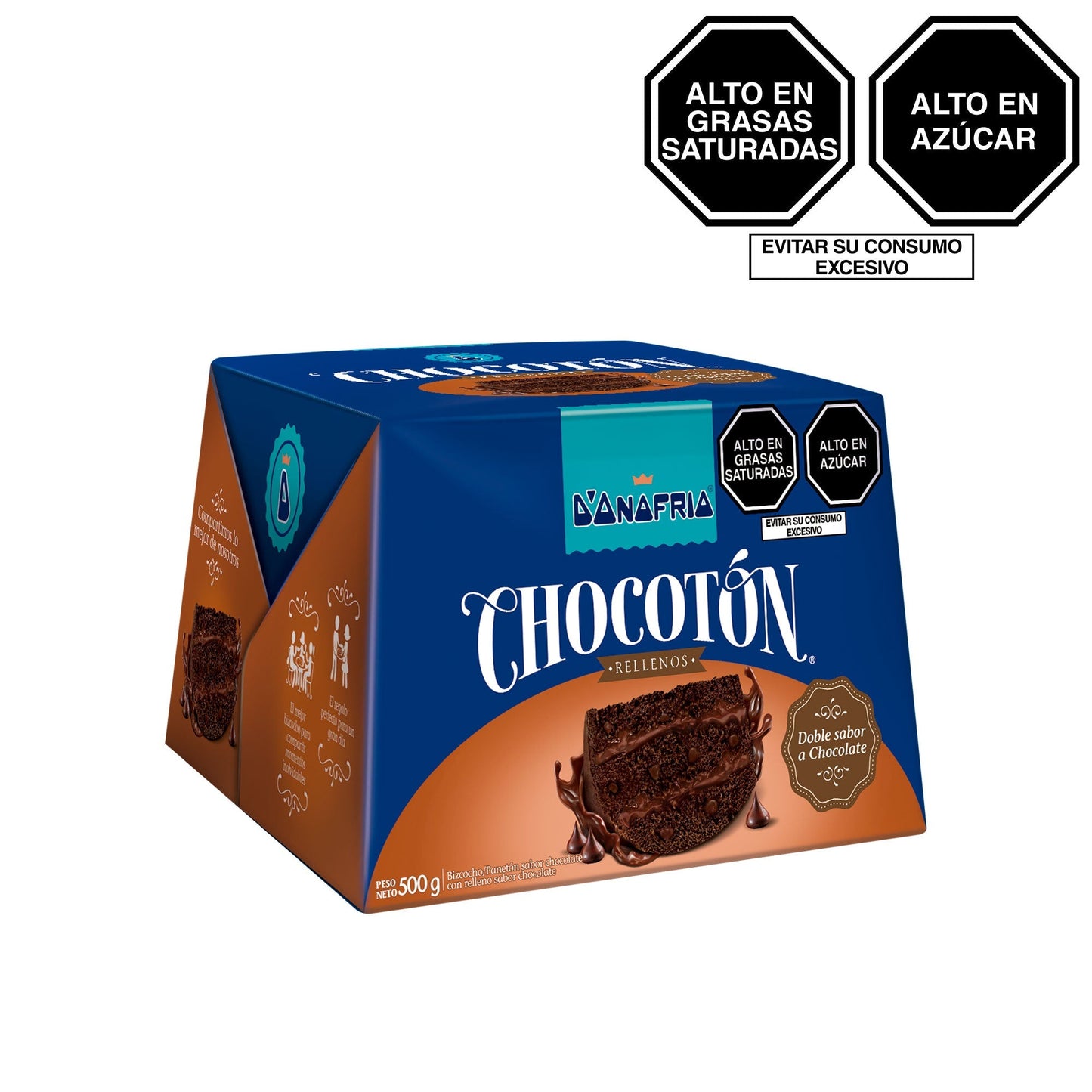Chocotón Doble Chocolate 500 gr.
