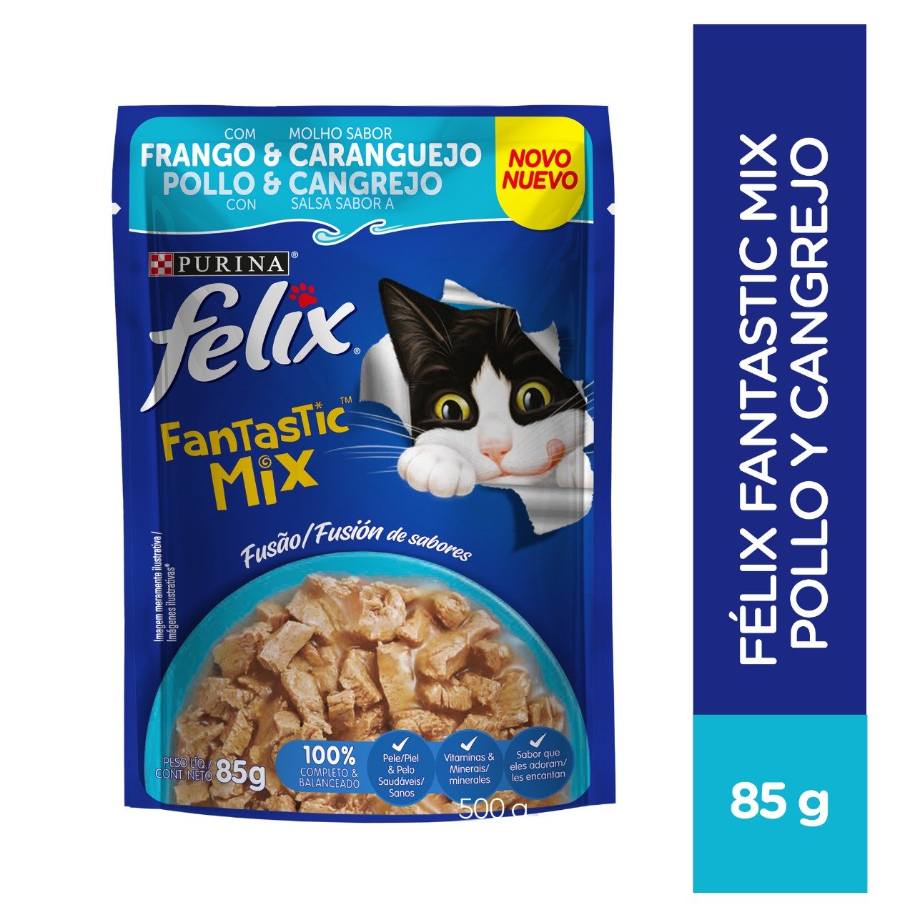 Persuasión frontera Transitorio Sobre alimento húmedo pollo y cangrejo para gatos | Tienda Nestlé Perú