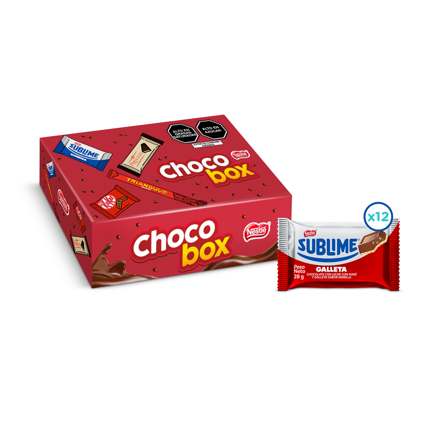 Chocobox Sublime galleta lovers x 12 unidades