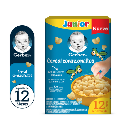 Cereal Gerber Corazoncitos 25g