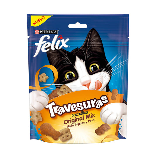 Snack para gatos Felix Travesuras Original Mix 60gr
