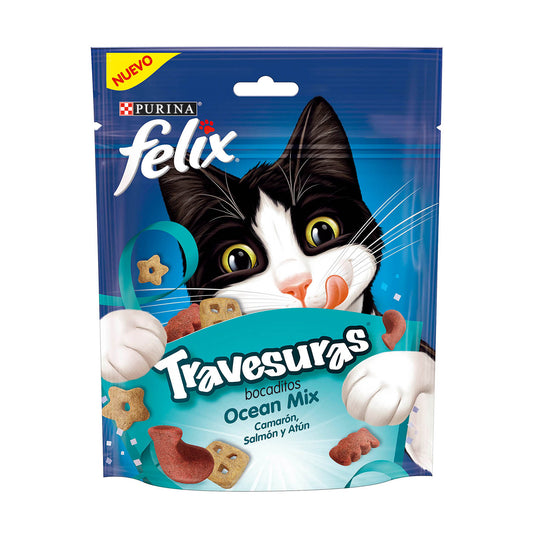 Snack para gatos Felix Travesuras Ocean Mix 60gr