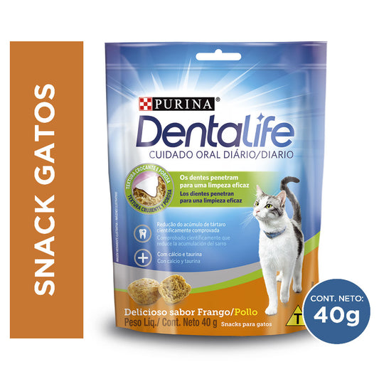 Snack para gatos Dentalife en bolsa de 40gr