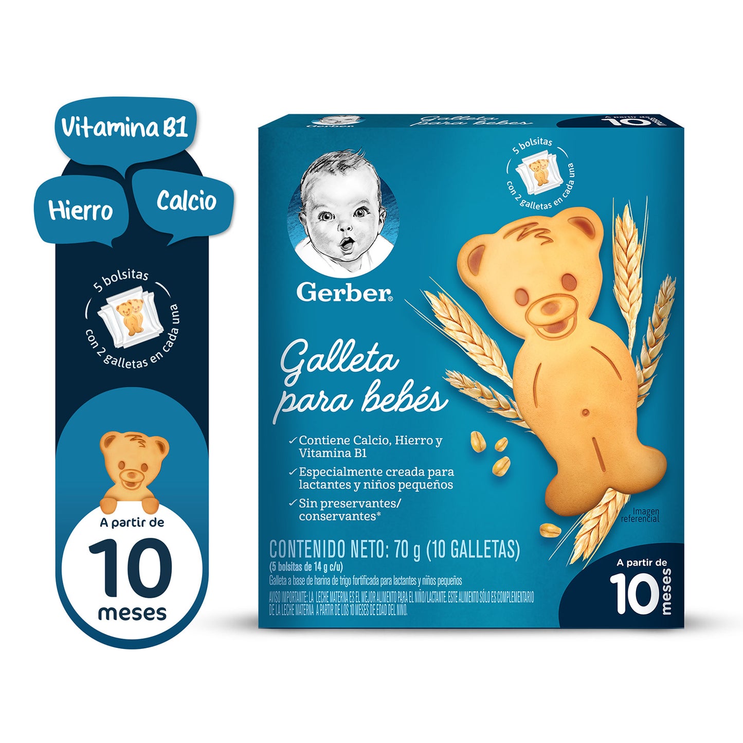 Galletas para Bebé Gerber® 70 gr.