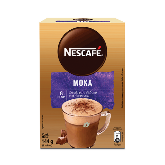 Nescafé® Moka 8 sobres de 18g c/u