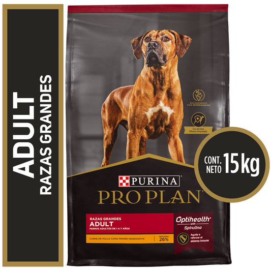 Alimento para perros adultos grandes Pro Plan® 15kg
