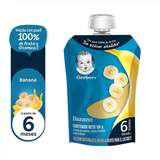 Gerber Pouch Platano 100g