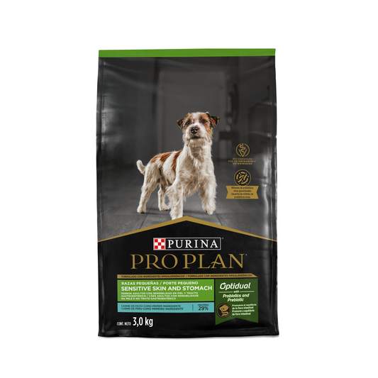 Pro Plan Piel Sensible Pavo Adulto Raza Pequeña 3kg