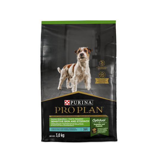 Alimento para perro Pro Plan Sensitive Pavo Adulto raza pequeña 3kg