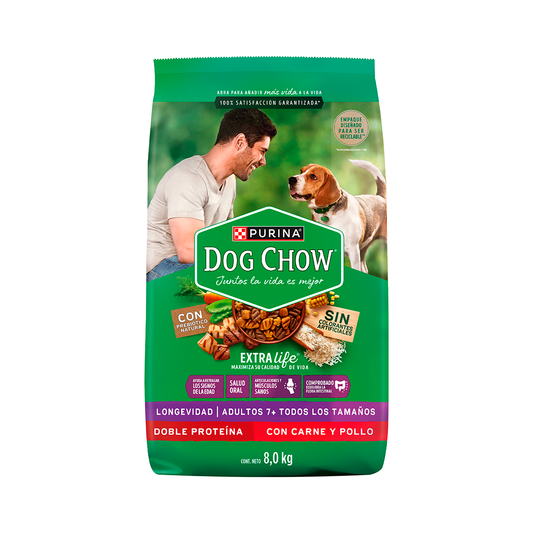 Alimento seco para perros Dog Chow Longevidad Adultos 7+