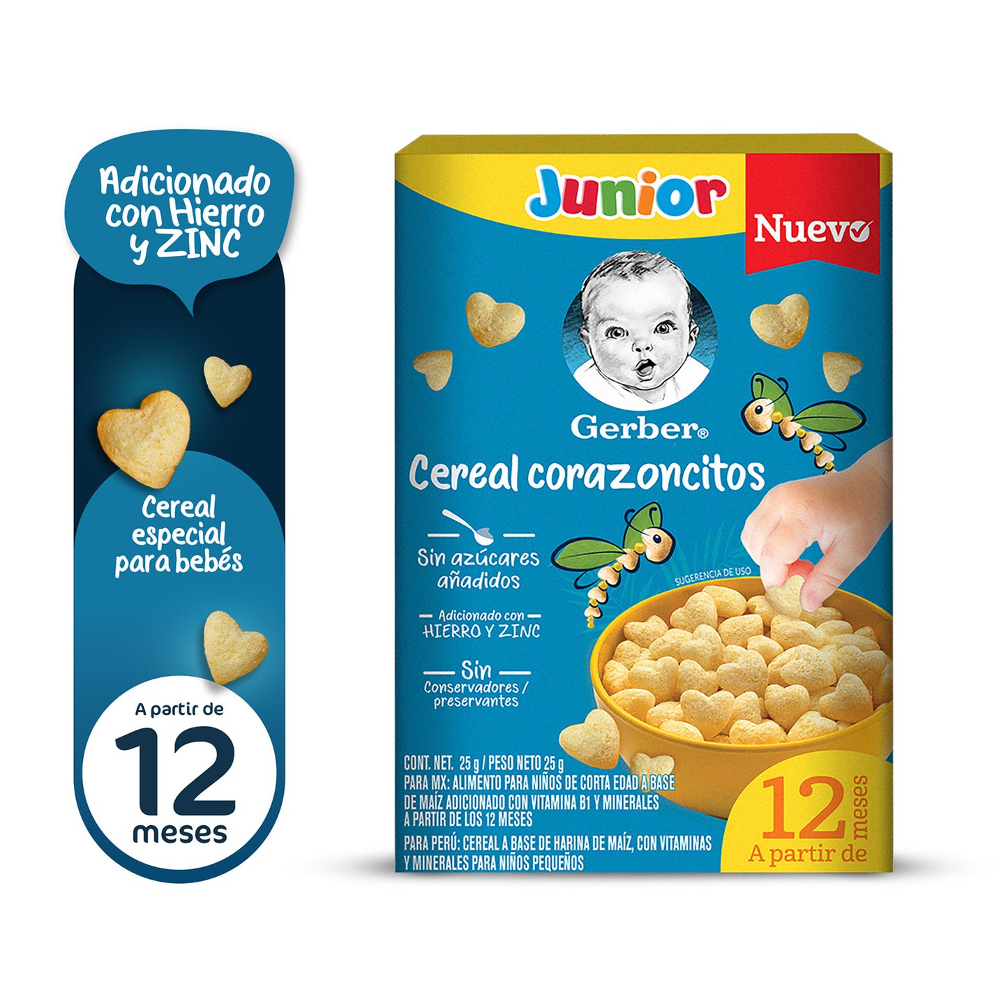 Cereal Gerber Corazoncitos 25g